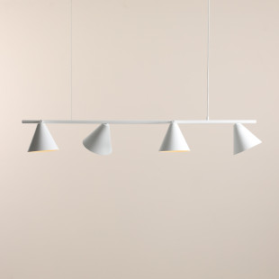 Lampa wisząca Form IV 120cm biała Aldex | Regulowana wysokość
