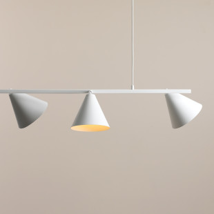 Lampa wisząca Form IV 120cm biała Aldex | Regulowana wysokość