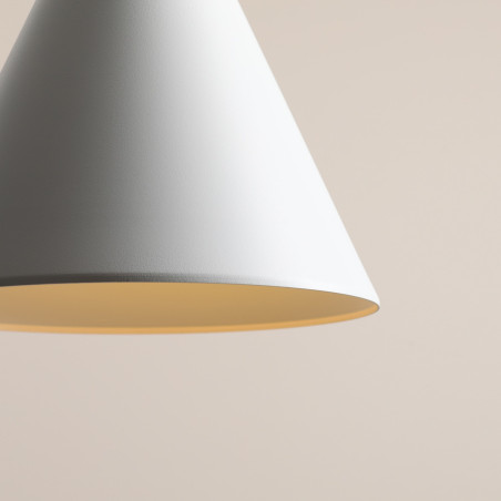 Lampa wisząca stożek biała Aldex Form 24cm - Minimalizm i jakość