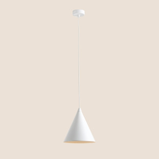 Lampa wisząca stożek biała Aldex Form 24cm - Minimalizm i jakość