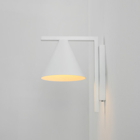 Kinkiet stożek Form biały Aldex | Minimalistyczny design