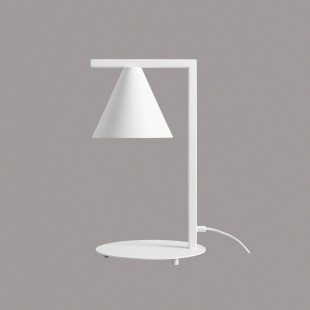 Lampa biurkowa stożek Form biała Aldex | Minimalizm i jakość