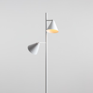 Lampa podłogowa Form biała Aldex | Minimalizm i jakość