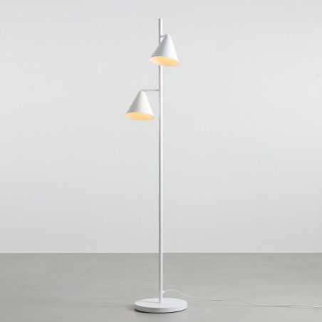 Lampa podłogowa Form biała Aldex | Minimalizm i jakość