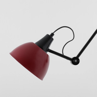 Lampa sufitowa Aida Gloss | Czerwono-Czarna | Aldex