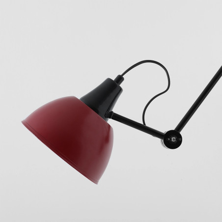 Lampa sufitowa Aida Gloss | Czerwono-Czarna | Aldex