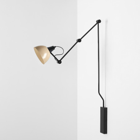 Kinkiety Aldex Aida: Beżowo-Czarny | Elegancki Design