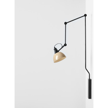 Kinkiety Aldex Aida: Beżowo-Czarny | Elegancki Design