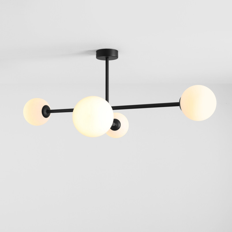 Plafon Pinne 4 Black Aldex