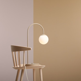Lampa stołowa szklana Aldex Una Coral - Elegancki design