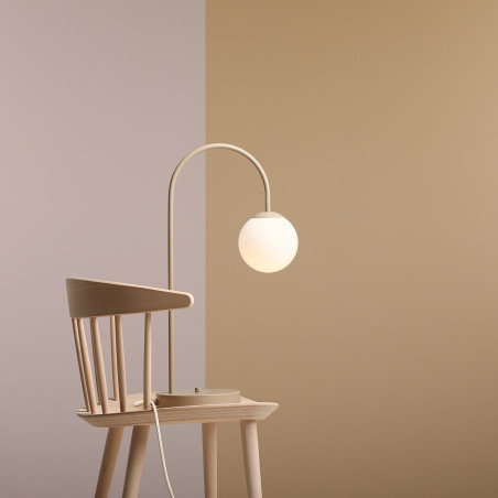 Lampa stołowa szklana Aldex Una Coral - Elegancki design