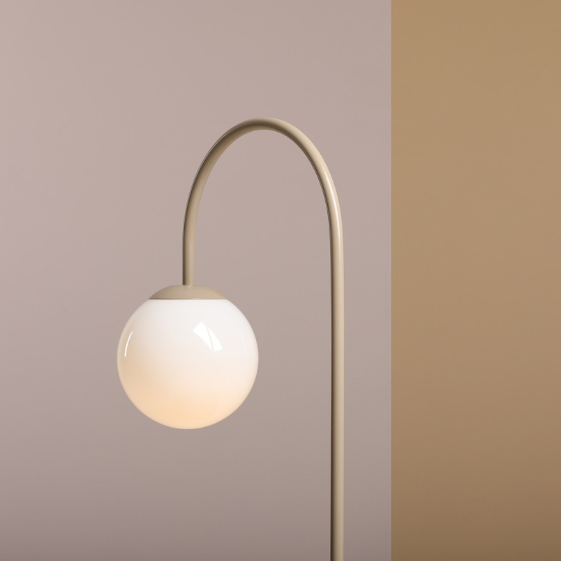 Lampa stołowa szklana Aldex Una Coral - Elegancki design