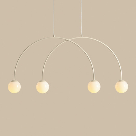 Lampa Wisząca Una 4 Cream S Aldex