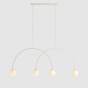 Lampa Wisząca Una 4 Cream L Aldex