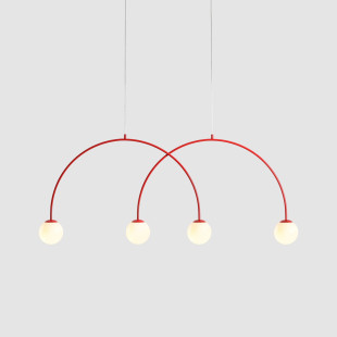 Lampa Wisząca Una 4 Red Chilli L Aldex