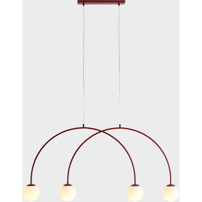 Lampa Wisząca Una 4 Red Wine S Aldex