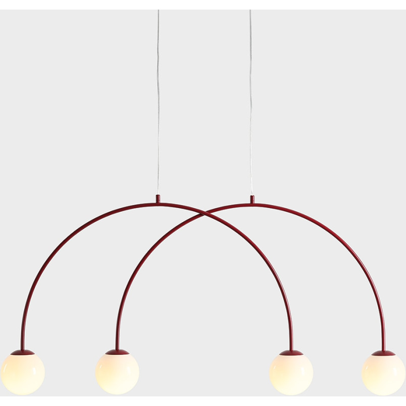 Lampa Wisząca Una 4 Red Wine S Aldex