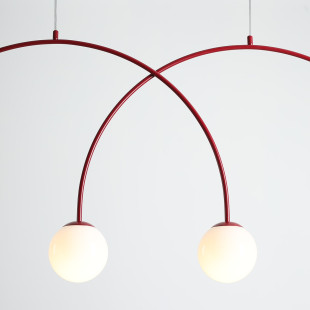 Lampa Wisząca Una 4 Red Wine L Aldex