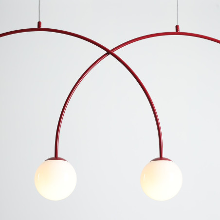 Lampa Wisząca Una 4 Red Wine L Aldex