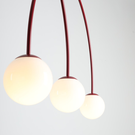 Lampa Wisząca Una 4 Red Wine L Aldex
