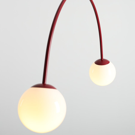 Lampa Wisząca Una 2 Red Wine Aldex