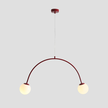 Lampa Wisząca Una 2 Red Wine Aldex