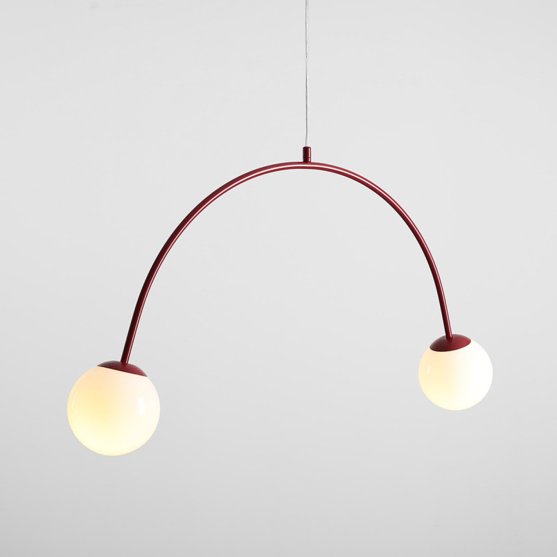 Lampa Wisząca Una 2 Red Wine Aldex