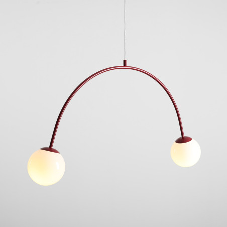 Lampa Wisząca Una 2 Red Wine Aldex