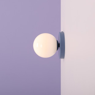 Kinkiet szklany Aldex Ball Colours II - Biały/Niebieski | Kup teraz!