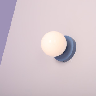 Kinkiet szklany Aldex Ball Colours II - Biały/Niebieski | Kup teraz!