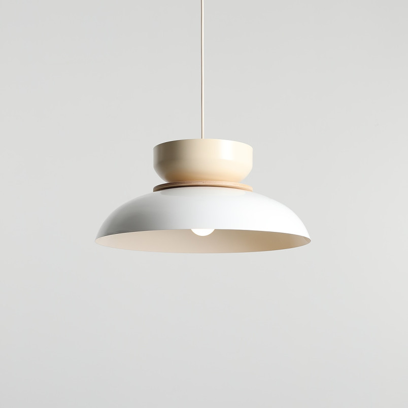 Lampa Wisząca Aldo Light White Gloss + Cream (47+ 23+ Wood) Aldex