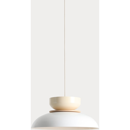 Lampa Wisząca Aldo Light White Gloss + Cream (47+ 23+ Wood) Aldex