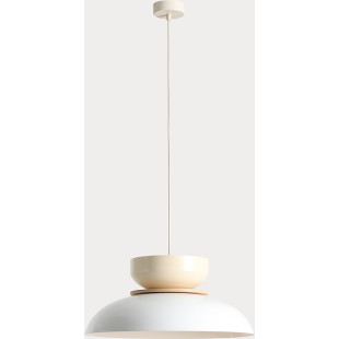 Lampa Wisząca Aldo Light White Gloss + Cream (47+ 23+ Wood) Aldex