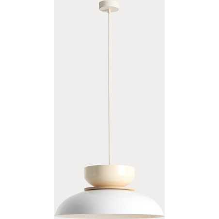 Lampa Wisząca Aldo Light White Gloss + Cream (47+ 23+ Wood) Aldex