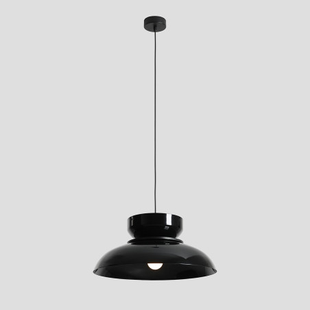 Lampa Wisząca Aldo Dark Black Gloss (47+ 23+ Wood) Aldex
