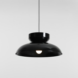 Lampa Wisząca Aldo Dark Black Gloss (47+ 23+ Wood) Aldex