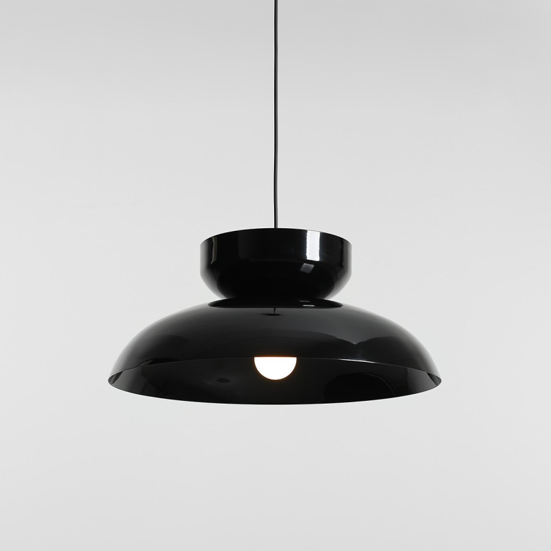 Lampa Wisząca Aldo Dark Black Gloss (47+ 23+ Wood) Aldex