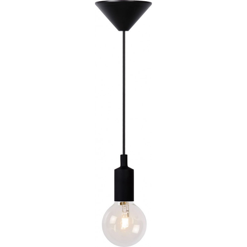 Lampa wisząca czarna Lucide - Styl i funkcjonalność