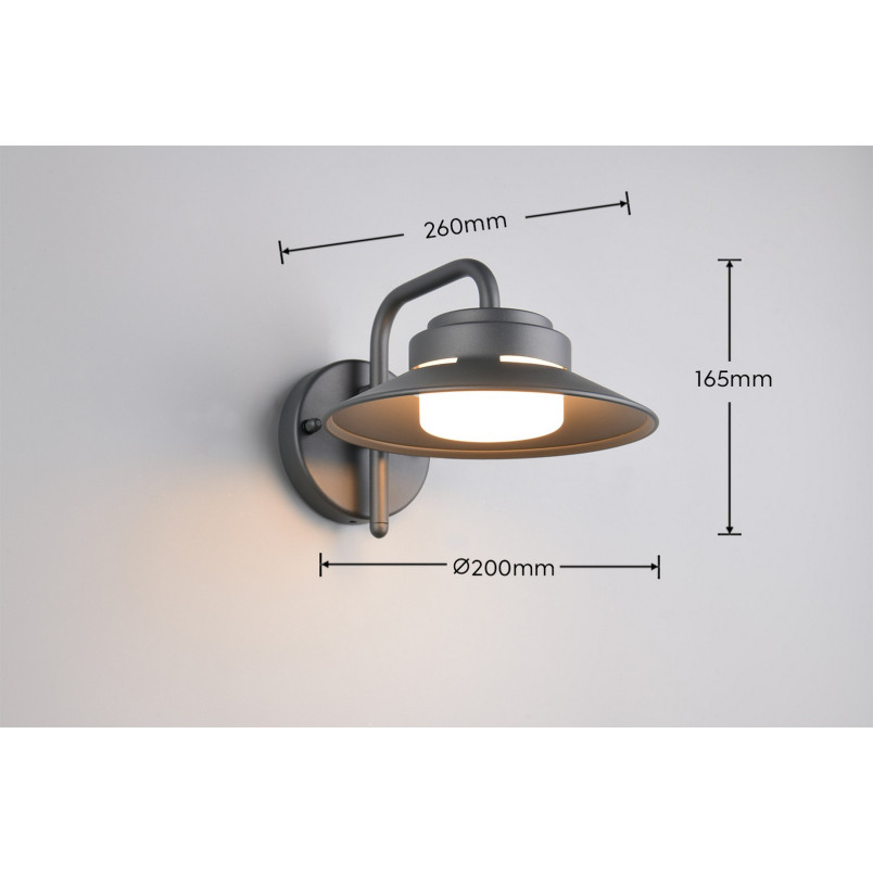 ATRATO Outdoor wall lamp excl.1xGX53 ↕ 16,5cm/↔ 20cm/↗ 26cm/  Trio
