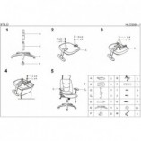 Fotel gabinetowy Stilo Halmar | Czarny, Regulowany