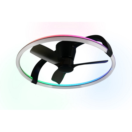 STOCKHOLM Fan incl.1x37W LED/4300Lm/2700 - 6500K ↕ 23cm/ Ø 73,5cm/  Reality