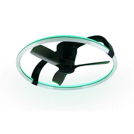 STOCKHOLM Fan incl.1x37W LED/4300Lm/2700 - 6500K ↕ 23cm/ Ø 73,5cm/  Reality