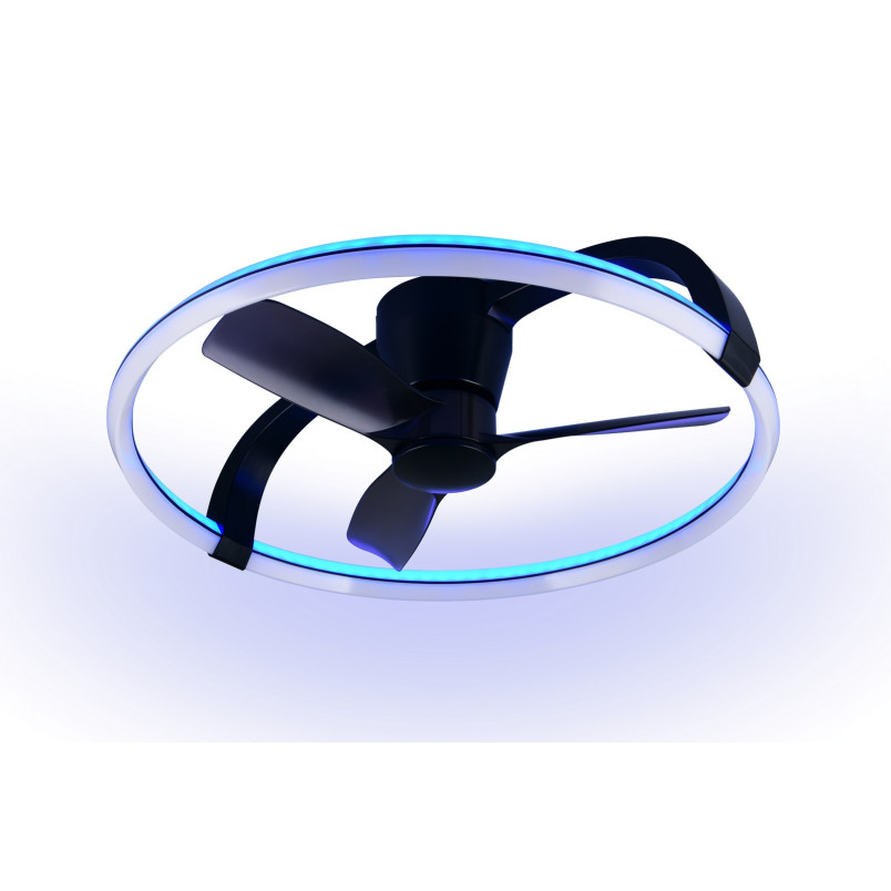 STOCKHOLM Fan incl.1x37W LED/4300Lm/2700 - 6500K ↕ 23cm/ Ø 73,5cm/  Reality