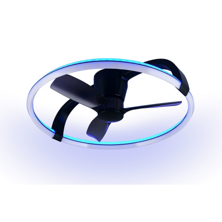 STOCKHOLM Fan incl.1x37W LED/4300Lm/2700 - 6500K ↕ 23cm/ Ø 73,5cm/  Reality