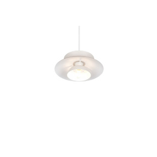 Lampa wisząca Amarila 25cm biało-brązowa Reality
