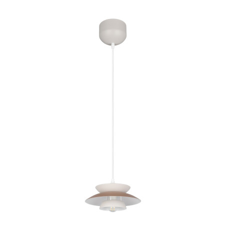 Lampa wisząca Amarila 25cm biało-brązowa Reality