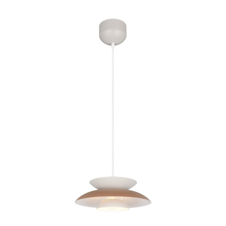 Lampa wisząca Amarila 40cm biało-brązowa Reality