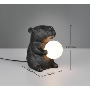 CAPI Table lamp excl.1xG9 ↕ 25cm/↔ 23cm/↗ 16cm/  Reality