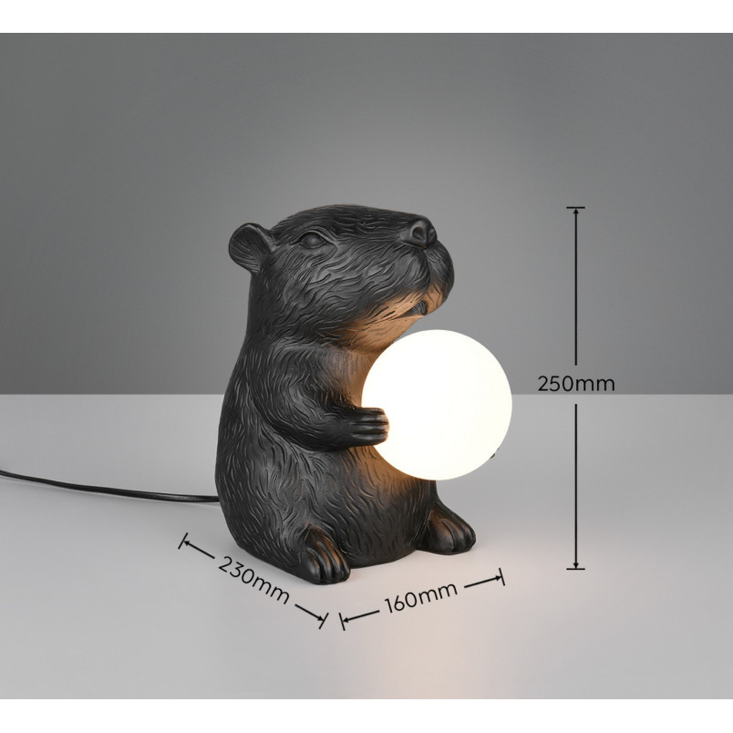 CAPI Table lamp excl.1xG9 ↕ 25cm/↔ 23cm/↗ 16cm/  Reality