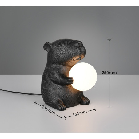 CAPI Table lamp excl.1xG9 ↕ 25cm/↔ 23cm/↗ 16cm/  Reality